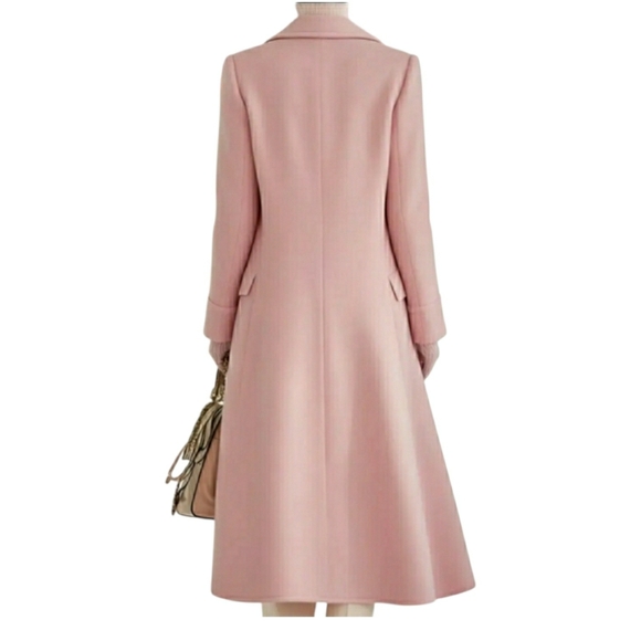 NEW! Beautiful Woman's Long Pink Coat - Picture 4 of 4